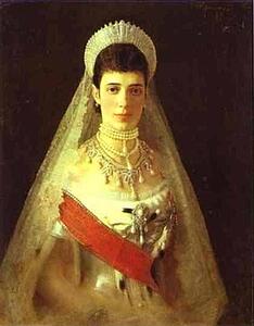 Art Print - Portrait Of The Empress Maria Feodorovna