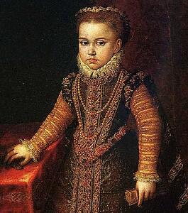 Art Print - Portrait Of The Infantas Isabella Clara Eugenia And Catalina Micaela. Detail