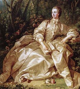 Portrait Of The Marquise De Pompadour. Detail - Art Print Art Print - Portrait Of The Marquise De Pompadour. Detail