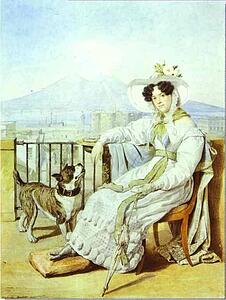 Portrait Of The Princess N. S. Golitzina - Art Print Art Print - Portrait Of The Princess N. S. Golitzina