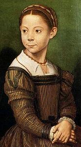 Art Print - Portrait Of Three Children. Detail