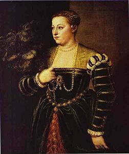 Art Print - Portrait Of Titian's Daughter Lavinia