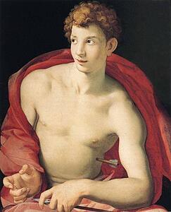 Portrait Of Young Man As Saint Sebastian - Art Print Art Print - Portrait Of Young Man As Saint Sebastian