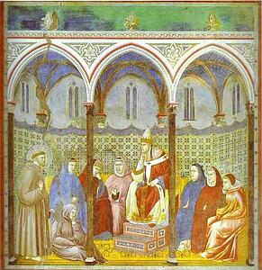 Preaching Before Pope Honorius Iii - Art Print Art Print - Preaching Before Pope Honorius Iii