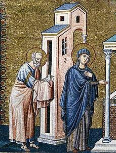 Art Print - Presentation In The Temple. Detail