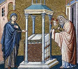 Presentation In The Temple. Detail - Art Print Art Print - Presentation In The Temple. Detail