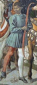 Art Print - Procession Of The Magus Balthazar. Detail