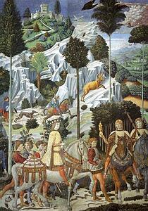 Art Print - Procession Of The Magus Balthazar. Detail