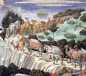 Procession Of The Magus Caspar. Detail - Art Print Art Print - Procession Of The Magus Caspar. Detail