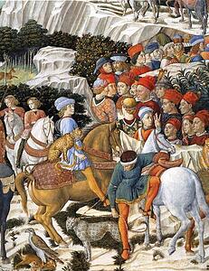 Art Print - Procession Of The Magus Caspar. Detail