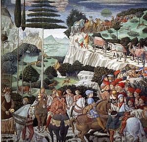 Procession Of The Magus Caspar. Detail - Art Print Art Print - Procession Of The Magus Caspar. Detail