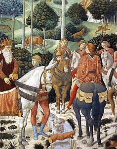 Art Print - Procession Of The Magus Caspar. Detail