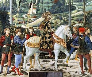 Art Print - Procession Of The Magus Melchior. Detail