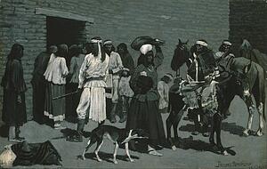Pueblo Art Print - Pueblo Indian Village