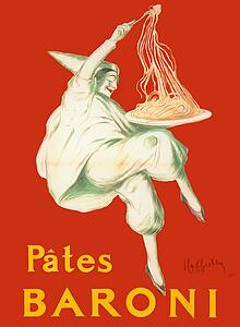 Plates Art Print - Pâtes Baroni