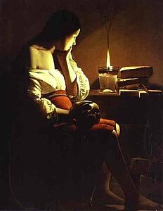 Repenting Magdalene - Art Print Art Print - Repenting Magdalene