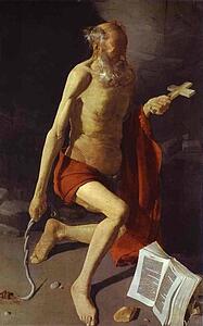 Repenting Of St. Jerome - Art Print Art Print - Repenting Of St. Jerome