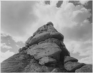 Rock And Cloud, Kings River Canyon (Proposed As A National Park), California, 1936.  Photographs Of National Parks And Monuments, Compiled 1941 - 1942, Documenting The Period Ca. 1933 - 1942. - Art Print Art Print - Rock And Cloud, Kings River Canyon (Proposed As A National Park), California, 1936.  Photographs Of National Parks And Monuments, Compiled 1941 - 1942, Documenting The Period Ca. 1933 - 1942.