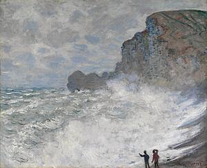 Etrétat Art Print - Rough Weather At Étretat