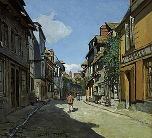 Rue Art Print - Rue De La Bavole, Honfleur