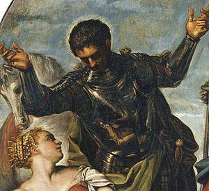 Saint George, Saint Louis, And The Princess. Detail - Art Print Art Print - Saint George, Saint Louis, And The Princess. Detail