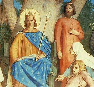 Saint Louis Rendering Justice. Detail - Art Print Art Print - Saint Louis Rendering Justice. Detail