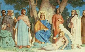 Saint Louis Rendering Justice - Art Print Art Print - Saint Louis Rendering Justice