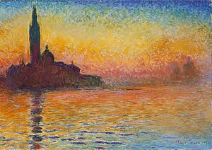 In Art Print - San Giorgio Maggiore At Dusk - Sunset In Venice