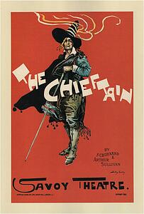 Hardy Art Print - Savoy Theatre, "the Chieftain".