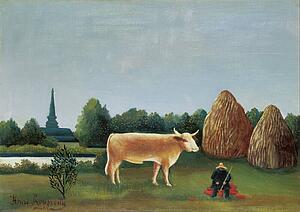 Scene Art Print - Scene In Bagneux On The Outskirts Of Paris