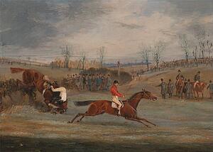  Art Print - Scenes From A Steeplechase: Near The Finish