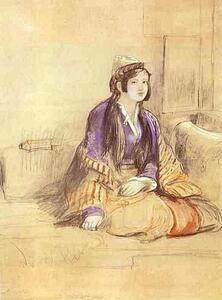 Art Print - Seated Lady Of Constantinople
