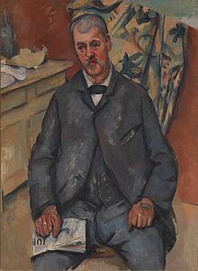 Seated Art Print - Seated Man