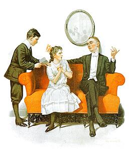 Sitting Art Print - Shall We Dance