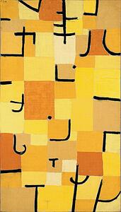 Paul Klee Art Print - Signs In Yellow