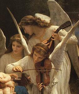 Art Print - Song Of The Angels. Detail