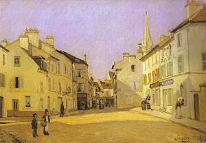 Art Print - Square In Argenteuil (Rue De La Chaussée)