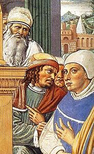 St. Augustine Teaching In Rome. Detail - Art Print Art Print - St. Augustine Teaching In Rome. Detail