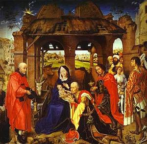 Art Print - St. Columba Altarpiece. Adoration Of The Magi. Central Part