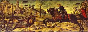 St. George And The Dragon - Art Print Art Print - St. George And The Dragon