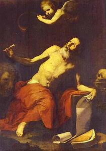 St. Jerome Hears The Trumpet - Art Print Art Print - St. Jerome Hears The Trumpet