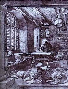 St. Jerome In His Study - Art Print Art Print - St. Jerome In His Study
