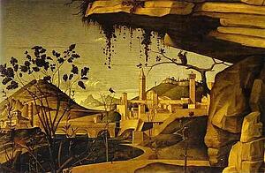 Art Print - St. Jerome In The Desert. Detail