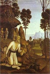 St. Jerome In The Wilderness - Art Print Art Print - St. Jerome In The Wilderness