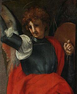 St. John The Evangelist And St. Michael The Archangel. Detail - Art Print Art Print - St. John The Evangelist And St. Michael The Archangel. Detail