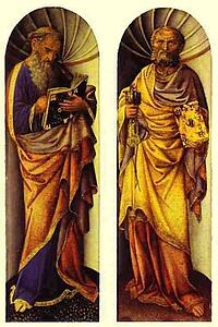 St. John The Evangelist (Left); The Apostle Peter (Right) - Art Print Art Print - St. John The Evangelist (Left); The Apostle Peter (Right)