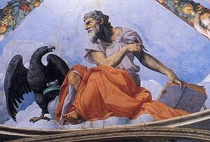 St. John The Evangelist On Patmos - Art Print Art Print - St. John The Evangelist On Patmos