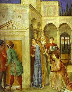 Art Print - St. Lawrence Receiving The Treasures Of The Church From St. Sixtus