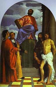 Art Print - St. Mark Enthroned With Saints