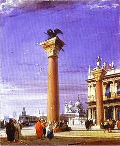 Art Print - St. Mark's Column In Venice